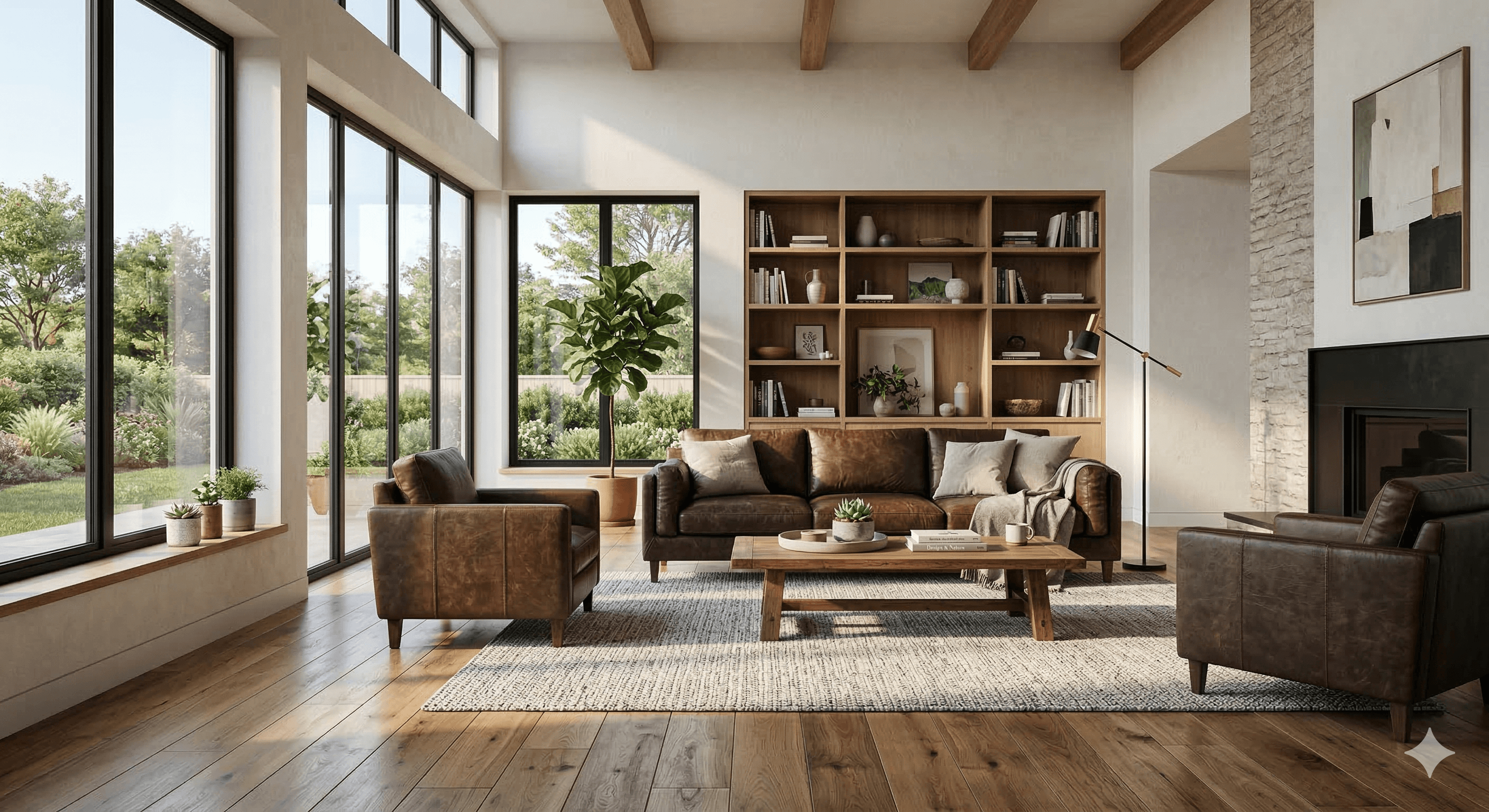 Kaliteli ışık ve malzeme kullanımını gösteren fotogerçekçi bir render