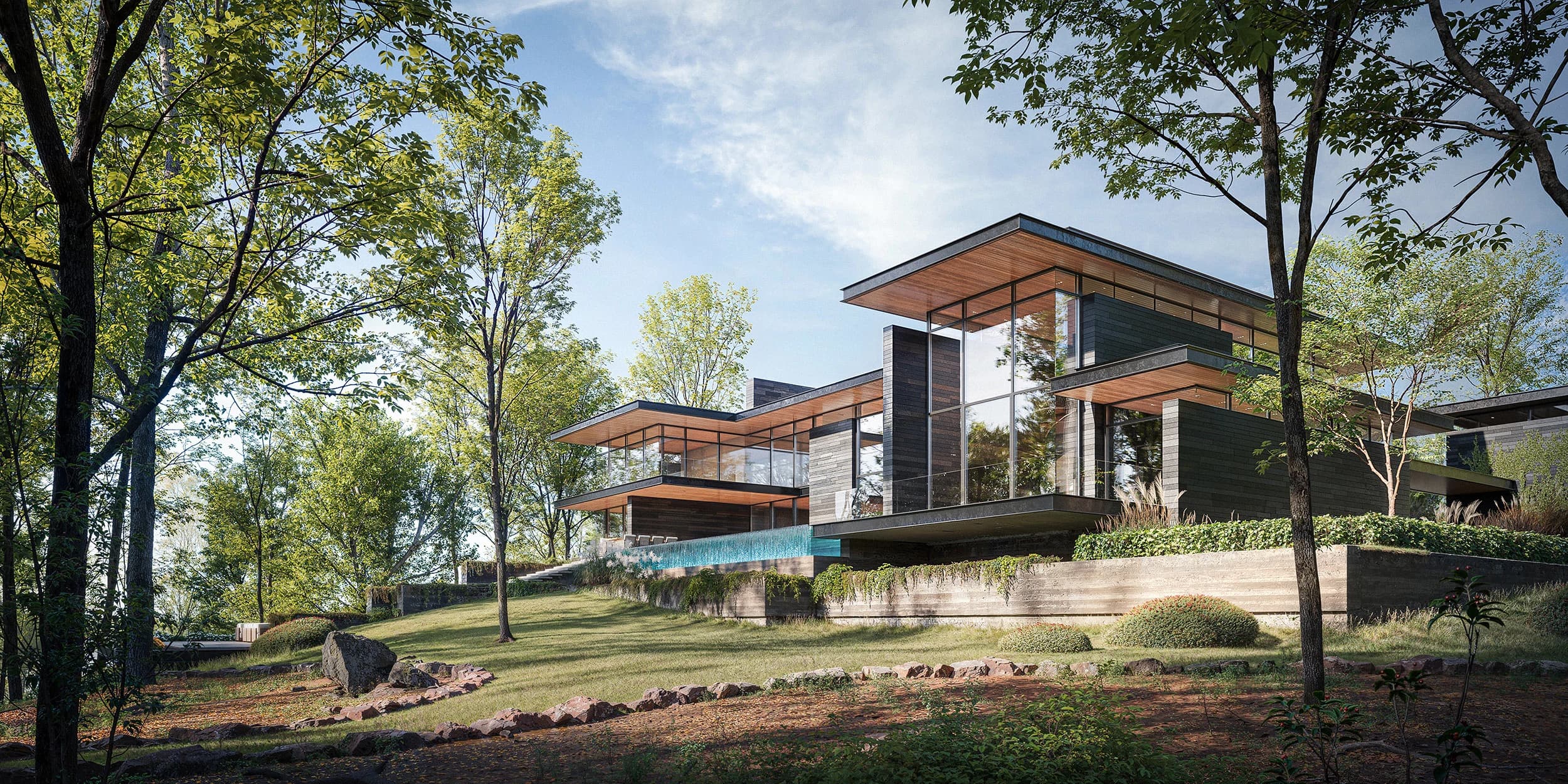 House in Charlotte - Kaliteli Render Mimari Görselleştirme