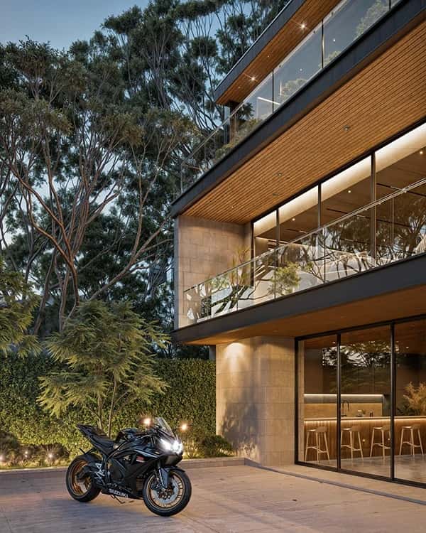 Yakından kaliteli mimari detay ve malzeme render örneği